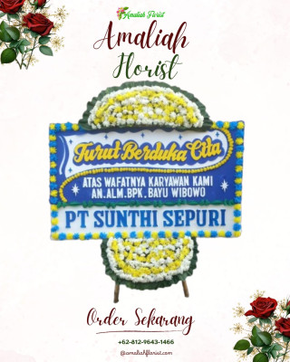 Papan Bunga Duka di Mekar Damai