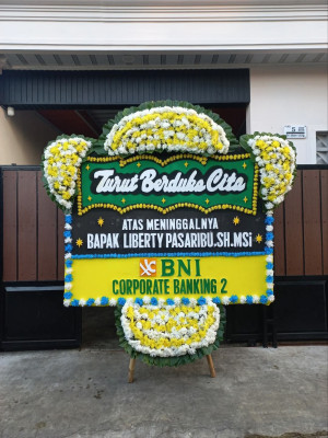 Papan Bunga Duka di Mekar Damai