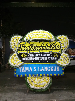 Papan Bunga Duka di Mekar Damai