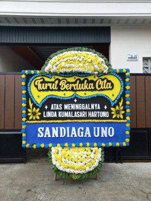 Papan Bunga Duka di Mekar Damai