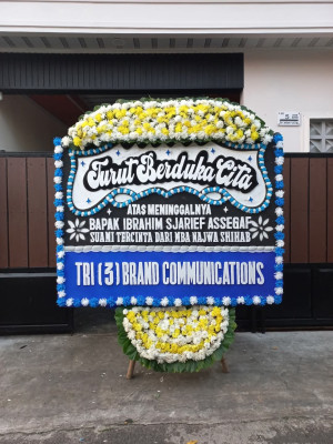 Papan Bunga Duka di Mekar Damai